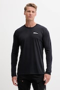 Jack Wolfskin longsleeve sportowy Vonnan kolor czarny gładki A60291