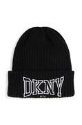 Παιδικός σκούφος Dkny χρώμα: μαύρο, D62069