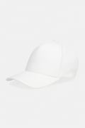 HUGO czapka z daszkiem bawełniana Cara kolor biały z aplikacją 50519255