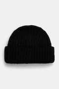 Шапка з домішкою вовни Liu Jo колір чорний з товстого трикотажу 2F4060 M0300