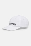 P.E Nation czapka z daszkiem bawełniana Homage Cap kolor biały z aplikacją 243A417