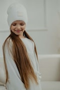 Jamiks caciula din lana pentru copii LIZZY culoarea bej, JZH176