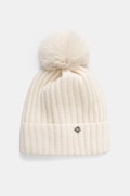 Detská vlnená čiapka Jamiks DAGNIS béžová farba biela, vlnená, JZH363