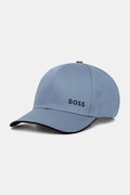 BOSS Green Шапка с козирка мъжка от памук Cap-Bold синя 50519219