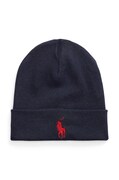 Βαμβακερό Σκούφος Polo Ralph Lauren χρώμα: ναυτικό μπλε, 710886138