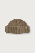 Barbour czapka męska bawełniana Mosely Beanie beżowa MHA0879