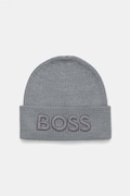 Вълнена шапка BOSS Orange в черно от вълна 50522449