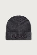 HUGO căciulă de bărbați din lână Unisex-X565-7 gri 50527804