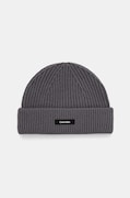 Calvin Klein czapka wełniana kolor szary wełniana K50K512360