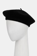United Colors of Benetton beret wełniany kolor czarny wełniany 6HPKD41HF