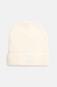 Шапка Puma Classics Mid Fit Beanie в бежово от плътен трикотаж 025677