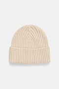 Sisley căciulă din amestec de lână culoarea negru, din tesatura uni, 132HSA00B