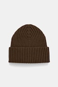 Sisley căciulă din amestec de lână culoarea negru, din tesatura uni, 132HSA00B