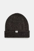 C.P. Company czapka z domieszką wełny Knit Cap kolor beżowy z cienkiej dzianiny 17CMAC300A006170A
