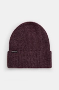 Peak Performance czapka z dodatkiem wełny Woolblend Hat kolor fioletowy z cienkiej dzianiny G80628
