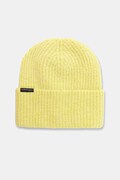 Peak Performance czapka z dodatkiem wełny Woolblend Hat kolor zielony z cienkiej dzianiny G80628