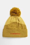 LA Sportiva czapka Knitty kolor żółty z grubej dzianiny ZZSH032