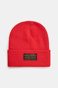 Filson czapka Ballard Watch Cap kolor czerwony z grubej dzianiny FMACC0186