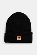 Čepice z vlněné směsi Human Made Big Beanie černá barva, z husté pleteniny, HM28GD026