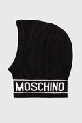 Moschino kapucňa dámska s prímesou vlny čierna M3136 65414