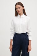 Сорочка Polo Ralph Lauren жіноча колір білий regular класичний комір 211941520