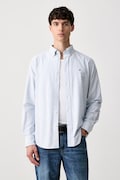 Tommy Hilfiger koszula męska bawełniana niebieska MW0MW36238