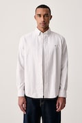 Tommy Hilfiger cămașă pentru bărbați din bumbac maro MW0MW36238