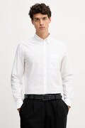 United Colors of Benetton koszula bawełniana męska kolor biały regular z kołnierzykiem button-down 5FGBUQ04C