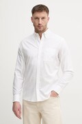 United Colors of Benetton риза мъжка памучна бяла 5FGBUQ04C