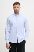 United Colors of Benetton риза мъжка памучна синя 5FGBUQ04C