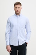 United Colors of Benetton риза мъжка памучна синя 5FGBUQ04C