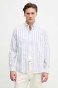 United Colors of Benetton риза мъжка памучна синя 5FGBUQ04C
