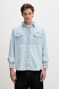 Levi's koszula jeansowa męska kolor niebieski A1919