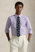 Polo Ralph Lauren koszula męska kolor fioletowy regular z kołnierzykiem button-down 710929346