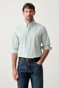 Polo Ralph Lauren košile pánská bavlněná tyrkysová pruhovaná 710929346