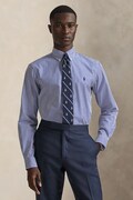 Polo Ralph Lauren košile pánská bavlněná s elastanem modrá 710928255