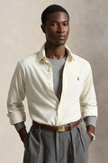 Polo Ralph Lauren koszula męska bawełniana 21W Corduroy beżowa gładka 710853123