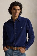 Polo Ralph Lauren koszula męska bawełniana 21W Corduroy granatowa gładka 710853123