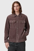 Πουκάμισο κοτλέ AllSaints CASTLEFORD χρώμα: καφέ, M084OB