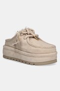 Naked Wolfe kapcie zamszowe Blizzard kolor beżowy Blizzard Suede Faux Fur Ice