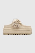 Naked Wolfe kapcie zamszowe Blizzard kolor beżowy Blizzard Suede Faux Fur Ice