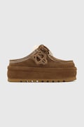 Замшеві капці Naked Wolfe Blizzard колір коричневий Blizzard Suede Shearling Tan