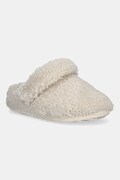 Crocs kapcie dziecięce CLASSIC COZZZY SLIPPER kolor beżowy 210856