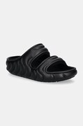 Crocs papuci Classic Cozzy Overpuff Sandal culoarea negru, 210074