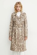 Guess trenci BRIANA femei, culoarea bej, de tranziție, W4BL06 WGHP0