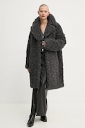 Пальто Stand Studio Camille Cocoon Coat жіноче колір сірий перехідне oversize 61137-9061