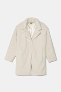 United Colors of Benetton płaszcz dziecięcy kolor beżowy 2ZWKCN05S