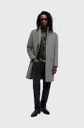 Пальто з домішкою вовни AllSaints HAL COAT колір сірий перехідне M005OZ