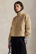 Polo Ralph Lauren krótka kurtka damska jeansowa beżowa 211936442