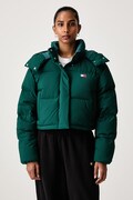 Tommy Jeans kurtka puchowa damska zielona DW0DW18609